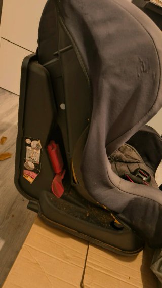 Silla de coche Ferrari Negra