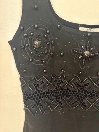 Vestido Hermes Govantes Negro T.40