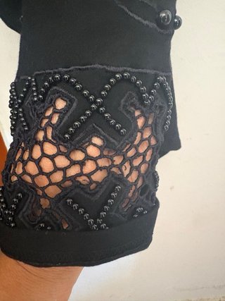 Vestido Hermes Govantes Negro T.40