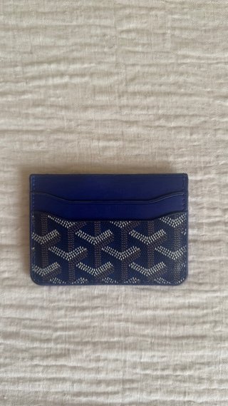 Tarjetero Goyard Azul Marino