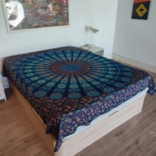 Tela Mandala Hindú Algodón grande.