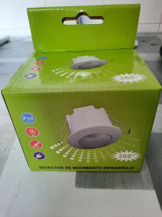 Detector Movimiento Infrarrojo 360 IP20