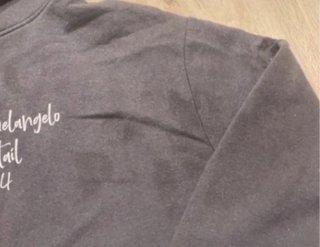 Sudadera gris con estampado