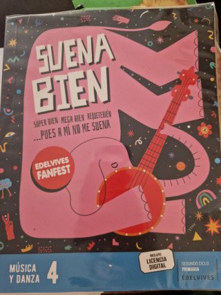 Libro Música y Danza 4º Primaria Edelvives