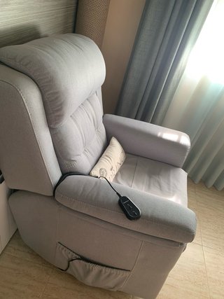 Sillón relax motorizado ACOMODEL gris