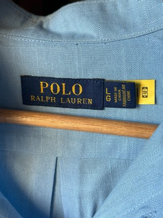 Camisa Polo Ralph Lauren Azul Talla L