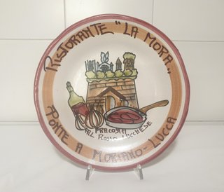 Piatto del Buon Ricordo Ristorante "La Mora" 1992