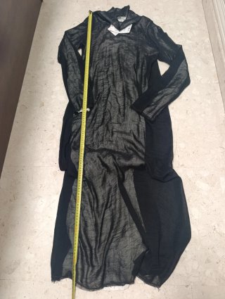 Vestido Zara  largo combinado talla L