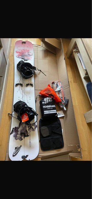 Splitboard Mendiboard con fijaciones