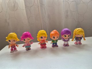 Lote 6 Figuras Muñecas Niñas