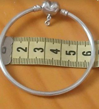 Pulsera Pandora Corazón Plata