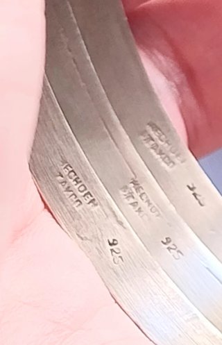 3 Pulseras de Taxco México Plata 925