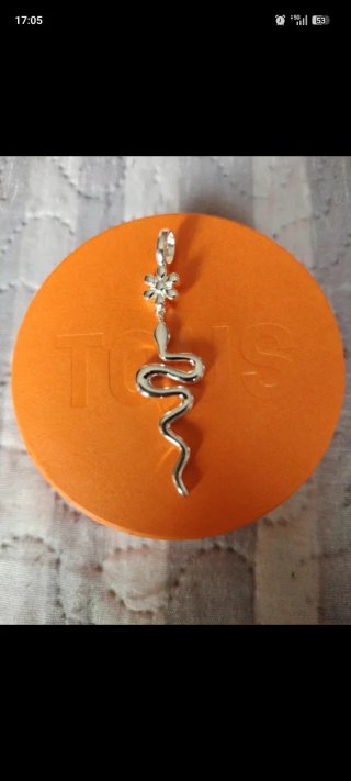 Colgante Tous Serpiente Plata