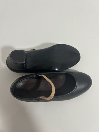 Zapatos Flamenco Niña Tacón Bajo Negro