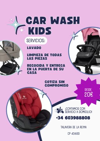 Servicio de lavado para carritos de bebé