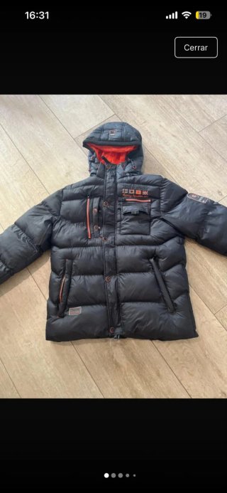 Chaqueta Norway Negra y Naranja
