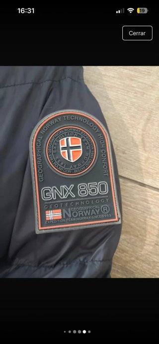 Chaqueta Norway Negra y Naranja