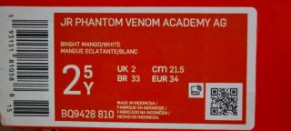 Botas Futbol Jr Phantom Venom Academy AG
