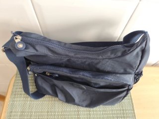 Bolso informal azul grisáceo