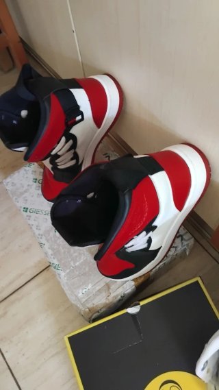 Zapatillas Jordan Altas Mujer/Hombre Rojo/Blanco