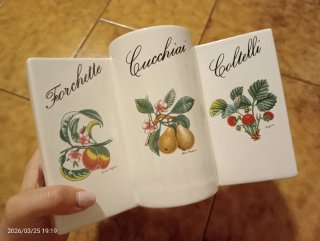 Porta utensili cucina decorato
