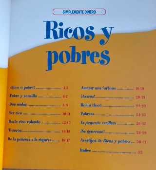 Libro "Ricos y pobres" de Everest