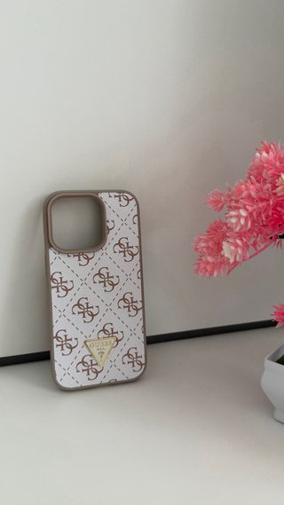 Funda Guess iPhone 16 Pro Blanco Beige, con envío