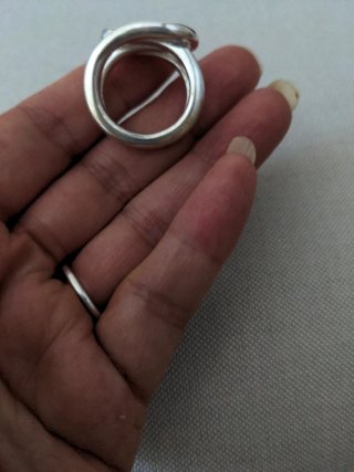 Anillo Uno de 50 Plata