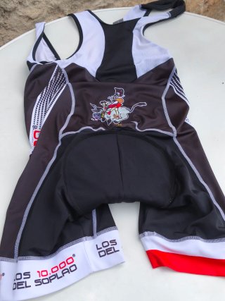 Conjunto Ciclismo Maillot y Culotte Los 10.000 del