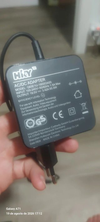 Adaptador Hiky 19V 3.42A 65W