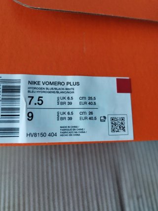 Nike Vomero Plus Azul Talla 40.5