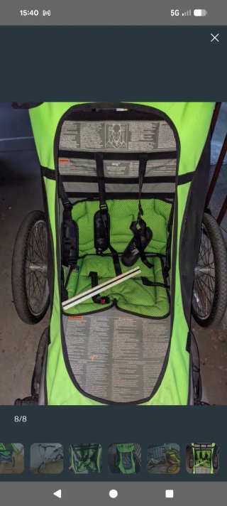 Bicicleta Zigo Leader con remolque para niños.