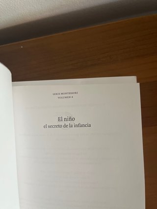 Libro Serie Montessori Volumen 4