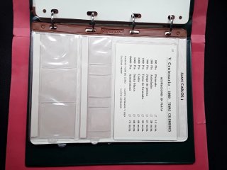 ALBUM CLASIFICADOR MONEDAS MARCA PRONUMAS+12 HOJAS