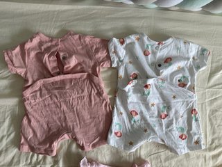 Lote 3 peleles niña 3 meses
