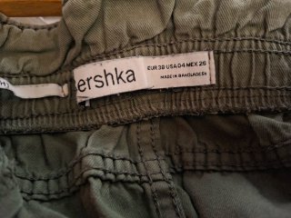 Pantalones cargo Bershka verdes
