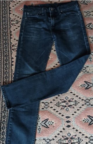 Pantalón vaquero elástico azul