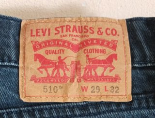 Pantalón vaquero elástico azul
