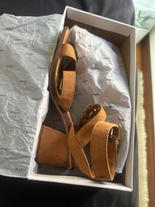 Sandalias Stradivarius Marrones Talla 37