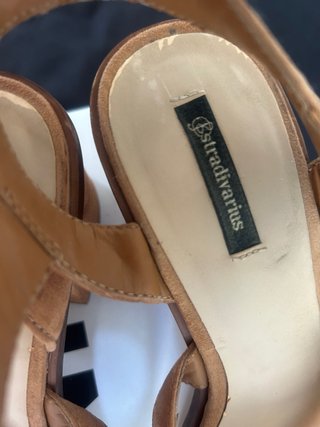 Sandalias Stradivarius Marrones Talla 37