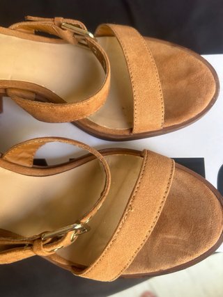 Sandalias Stradivarius Marrones Talla 37