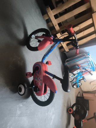 Bici infantil con ruedines Btwin 14 pulgadas
