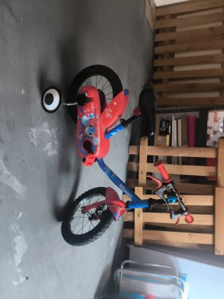 Bici infantil con ruedines Btwin 14 pulgadas
