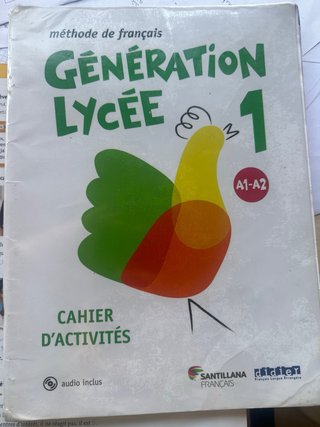 GENERATION LYCEE A1/A2 ELEVE+CD+DVD