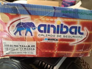 Botas de seguridad Anibal negras y grises