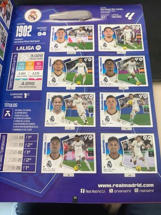 Colección Cromos Liga ESTE 24/25