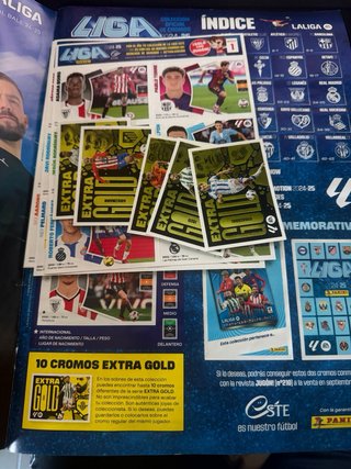 Colección Cromos Liga ESTE 24/25