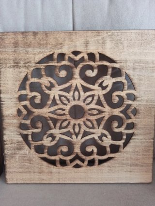Set 2 Cuadros Decorativos Madera