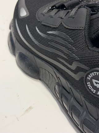 Zapatos de seguridad unisex negros