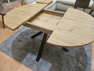 Mesa extensible madera y metal
